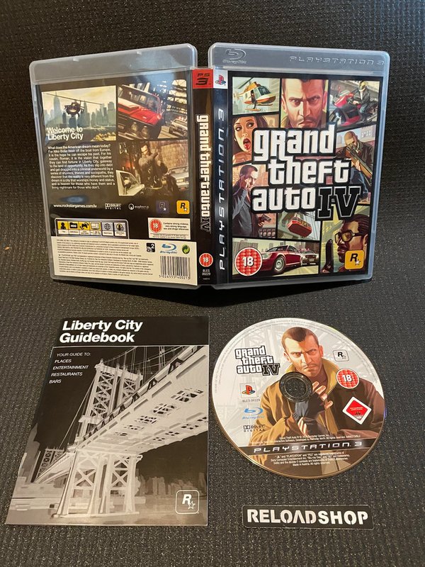 Grand Theft Auto IV PS3 (käytetty) CiB
