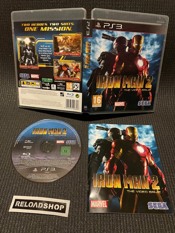 Iron Man 2 PS3 (käytetty) CiB