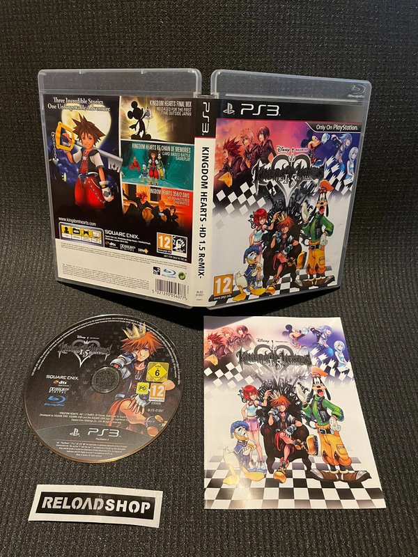 Kingdom Hearts HD 1.5 Remix PS3 (käytetty) CiB