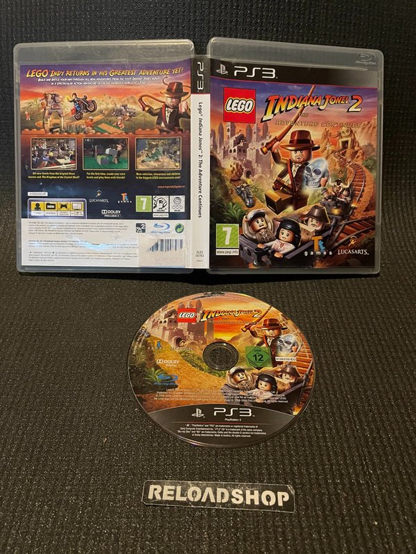 Lego Indiana Jones 2 The Adventure Continues PS3 (käytetty)