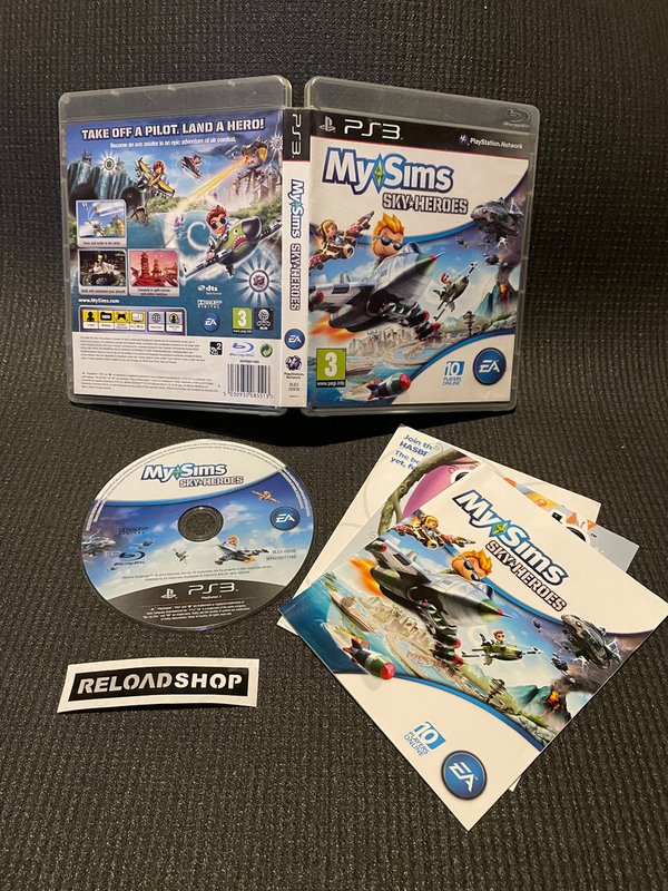MySims Sky Heroes PS3 (käytetty) CiB
