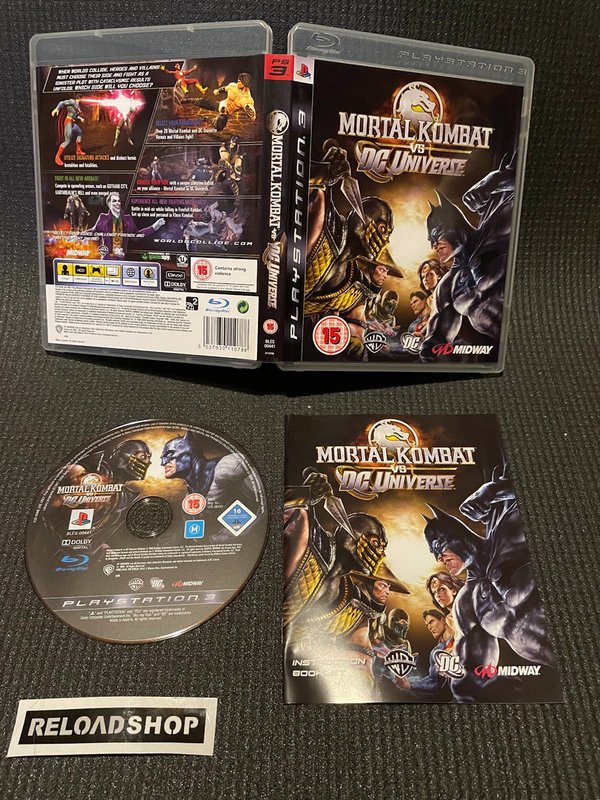 Mortal Kombat Vs DC Universe PS3 (käytetty) CiB