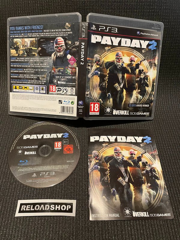 Payday 2 PS3 (käytetty) CiB