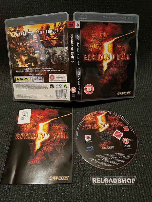 Resident Evil 5 PS3 (käytetty) CiB