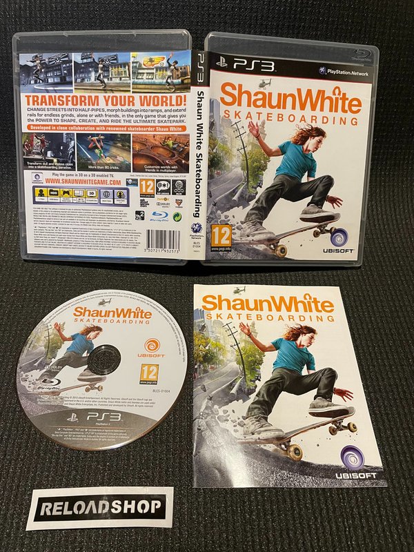 Shaun White Skateboarding PS3 (käytetty) CiB