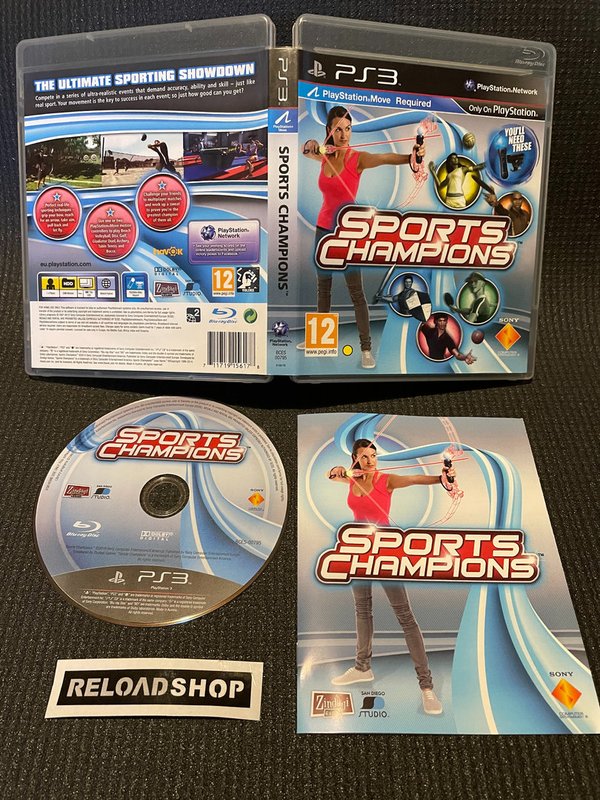 Sports Champions PS3 (käytetty) CiB
