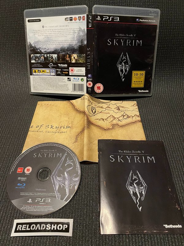 The Elder Scrolls V Skyrim PS3 (käytetty) CiB