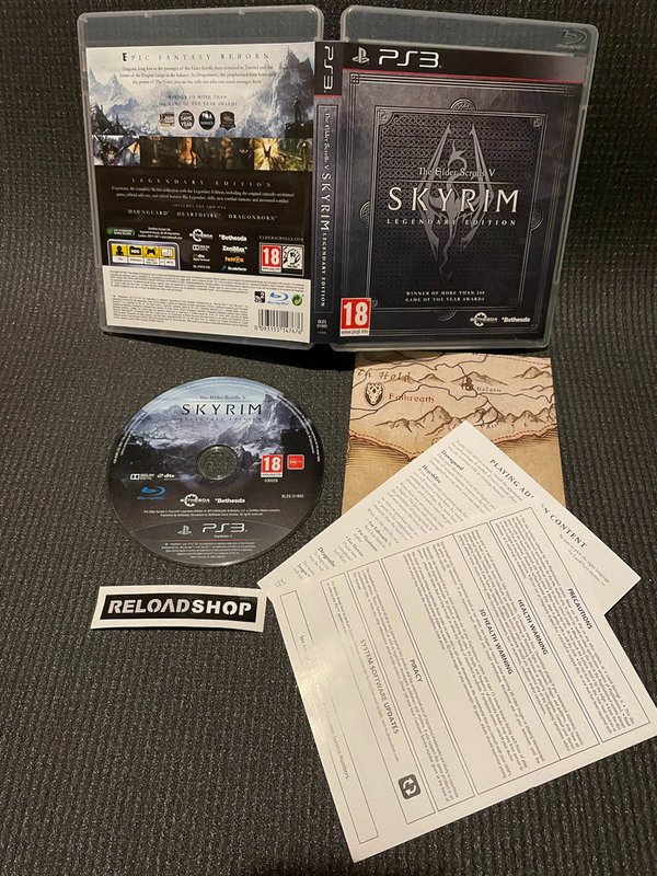 The Elder Scrolls V Skyrim Legendary Edition PS3 (käytetty) CiB