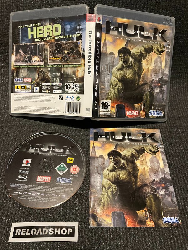 The Incredible Hulk - PS3 (käytetty) CiB