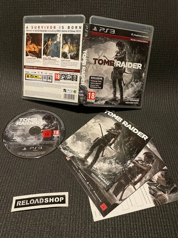 Tomb Raider - Nordic Limited Edition PS3 (käytetty) CiB