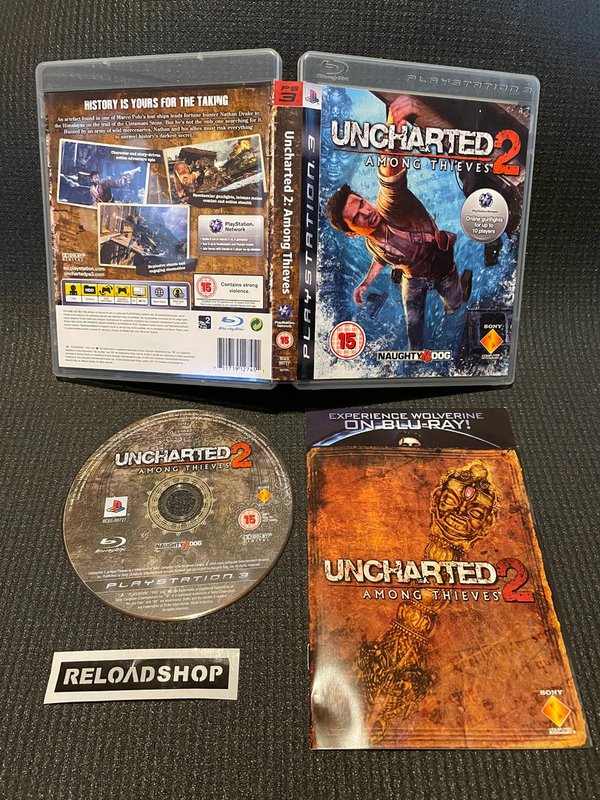 Uncharted 2 Among Thieves PS3 (käytetty) CiB