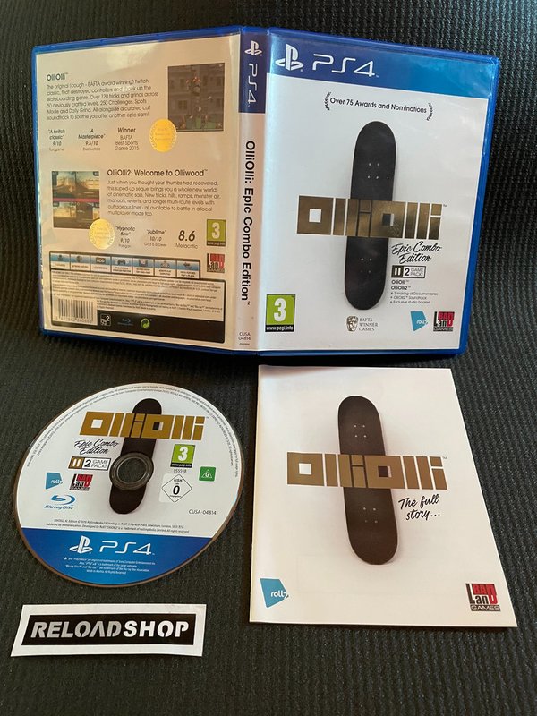 OlliOlli Epic Combo Edition PS4 (käytetty) CIB