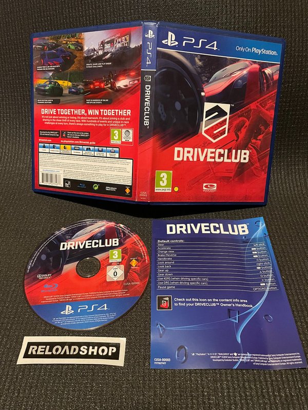 Driveclub PS4 (käytetty)