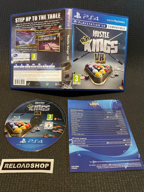 Hustle Kings VR PS4 (käytetty) CIB