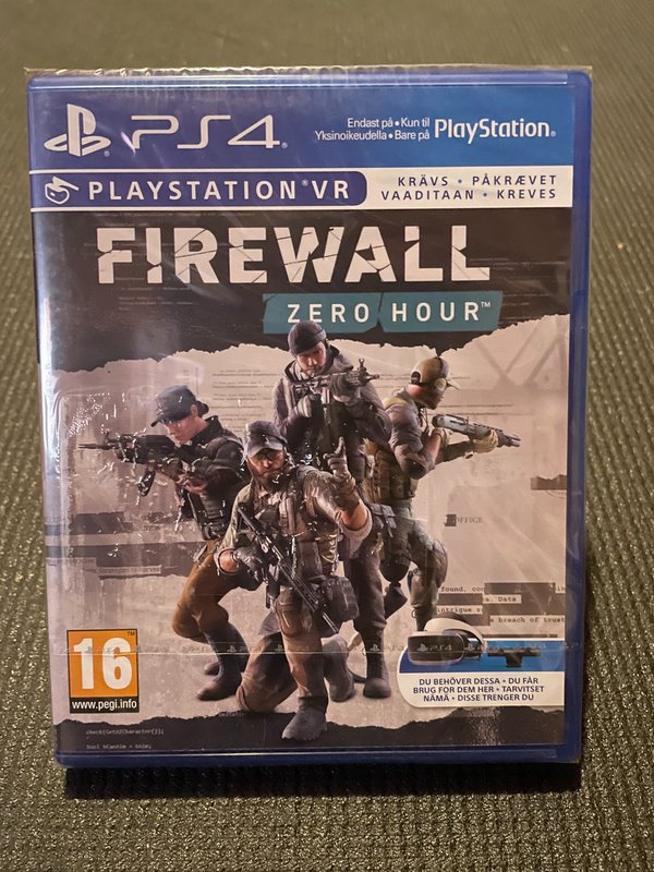 Firewall Zero Hour VR PS4- UUSI