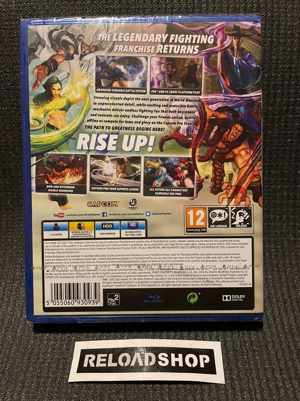 Street Fighter V PS4 - UUSI