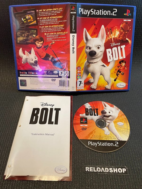 Disney Bolt - Nordic PS2 (käytetty) CiB