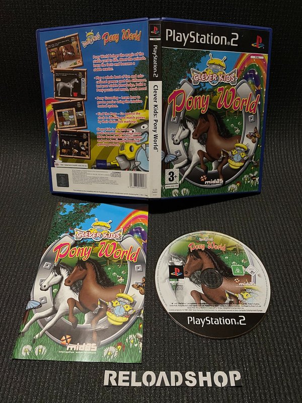 Clever Kids Pony World PS2 (käytetty) CiB