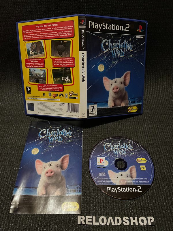 Charlotte's Web PS2 (käytetty) CiB
