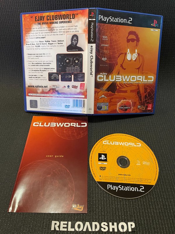 eJay Clubworld PS2 (käytetty) CiB
