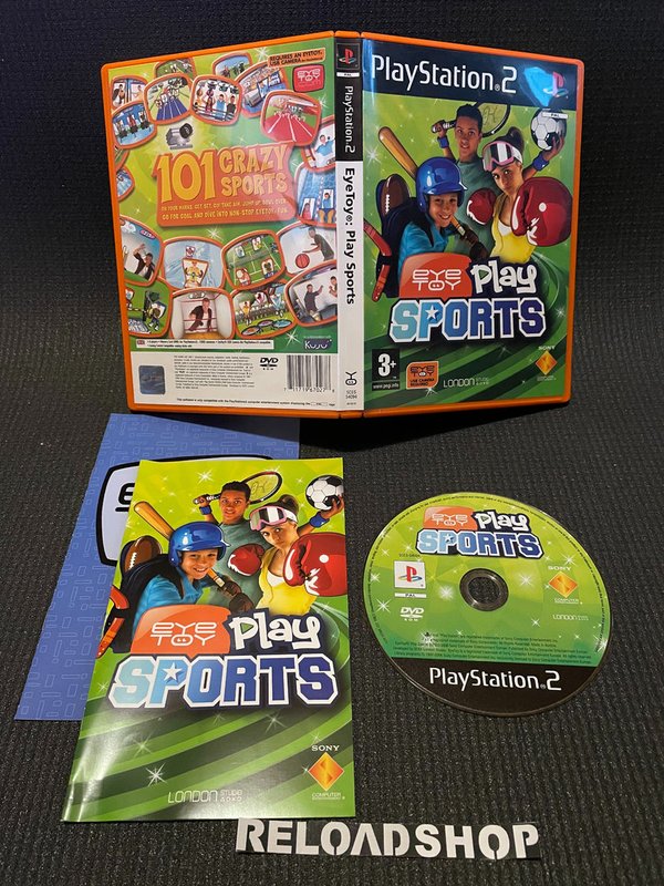 EyeToy Play Sports PS2 (käytetty) CiB
