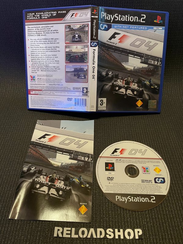 Formula One 04 PS2 (käytetty) CiB