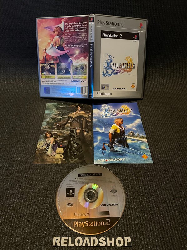 Final Fantasy X Platinum PS2 (käytetty) CiB