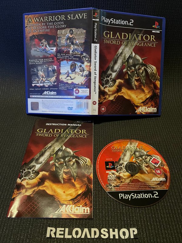 Gladiator Sword Of Vengeance PS2 (käytetty) CiB