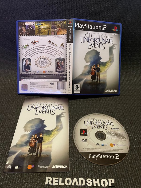 Lemony Snicket's A Series Of Unfortunate Events PS2 (käytetty) CiB