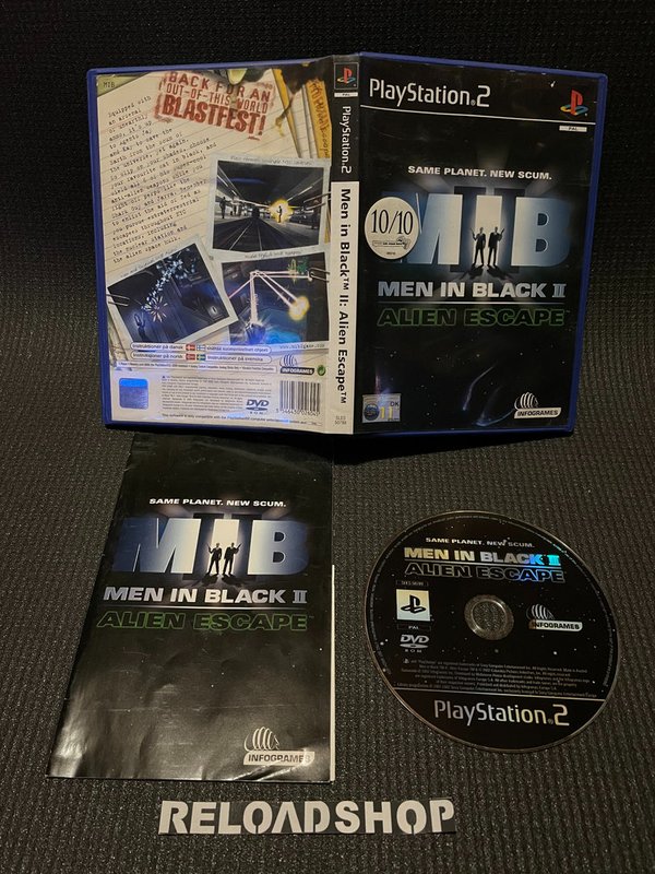 Men in Black 2 Alien Escape - Nordic PS2 (käytetty) CiB