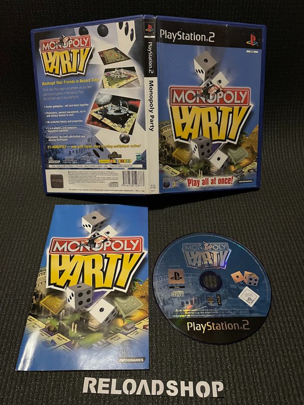 Monopoly Party - Nordic PS2 (käytetty) CiB
