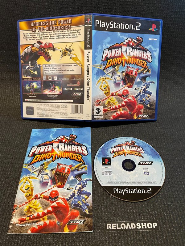 Power Rangers Dino Thunder PS2 (käytetty) CIB