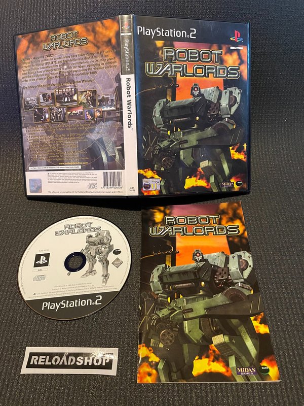Robot Warlords PS2 (käytetty) CiB