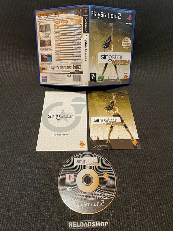 SingStar Legends PS2 (käytetty) CiB