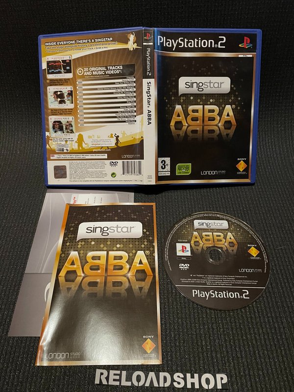 SingStar ABBA PS2 (käytetty) CiB