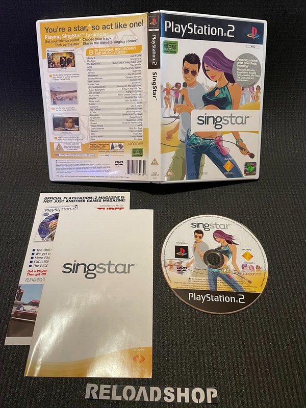 SingStar PS2 (käytetty) CiB