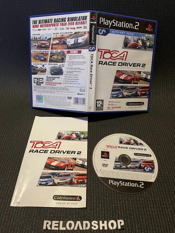 TOCA Race Driver 2 PS2 (käytetty) CiB