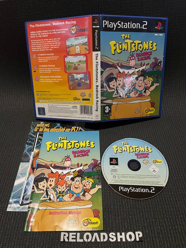 The Flintstones Bedrock Racing PS2 (käytetty) CiB