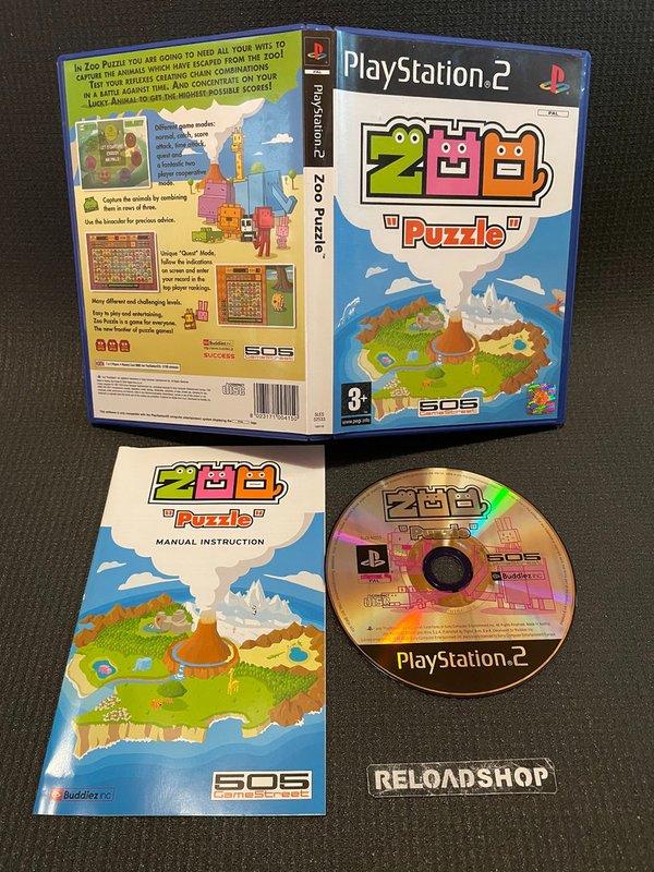Zoo Puzzle PS2 (käytetty) CiB