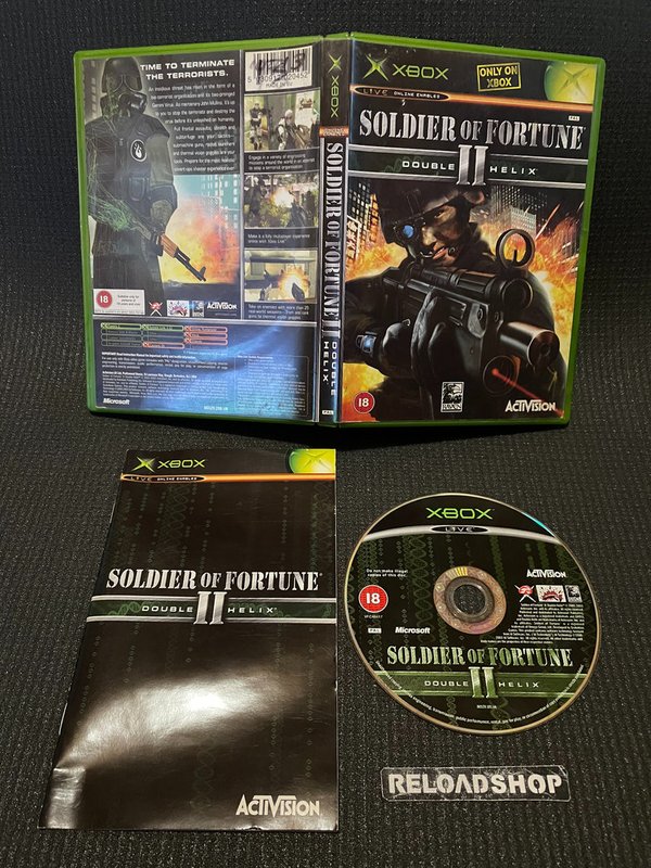 Soldier of Fortune II Double Helix Xbox (käytetty) CiB