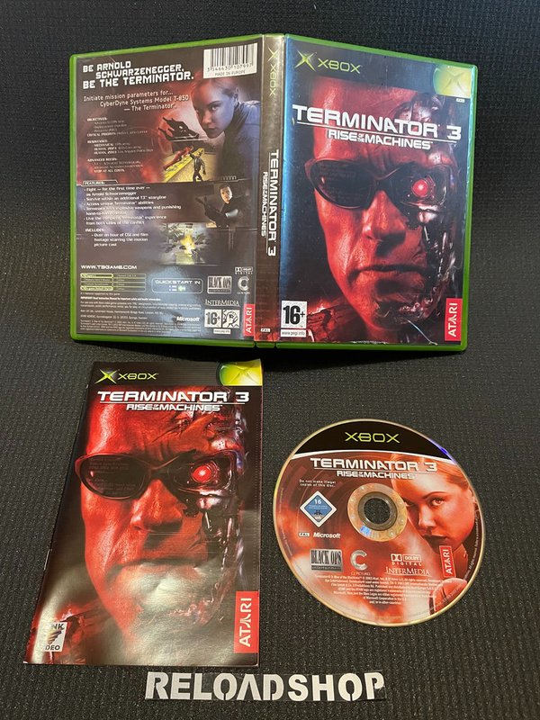 Terminator 3 Rise of The Machines Xbox (käytetty) CiB