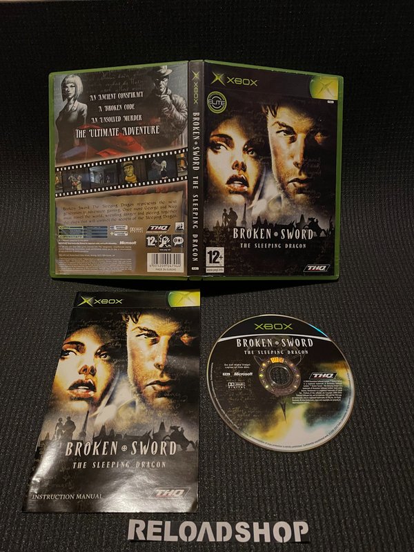 Broken Sword The Sleeping Dragon Xbox (käytetty) CiB