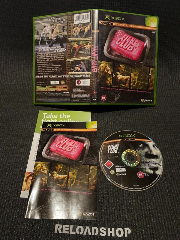 Fight Club Xbox (käytetty) CiB