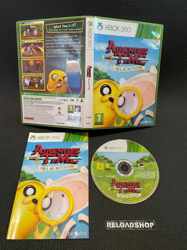 Adventure Time Finn and Jake Investigations Xbox 360 (käytetty) CiB