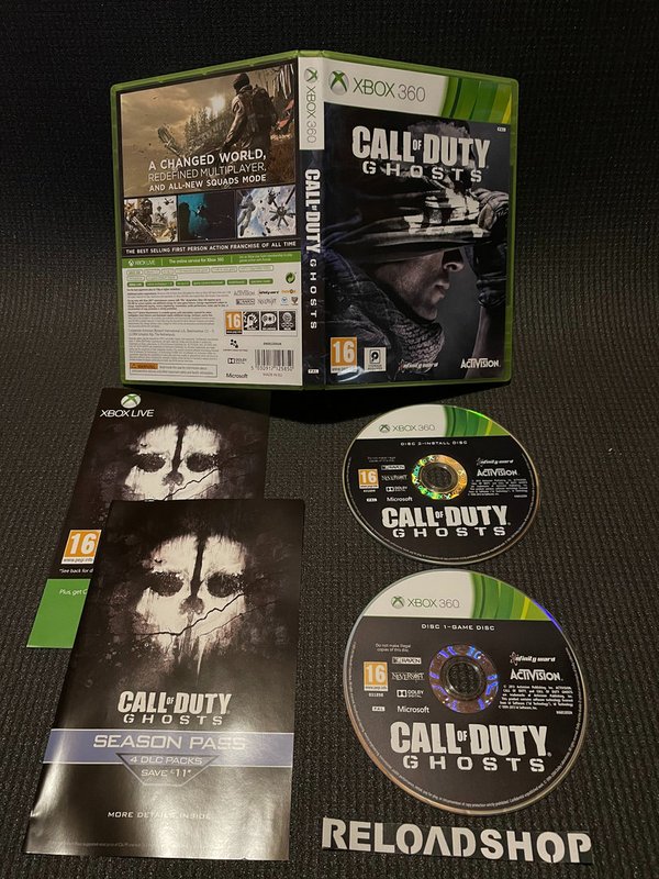 Call of Duty Ghosts Xbox 360 (käytetty) CiB