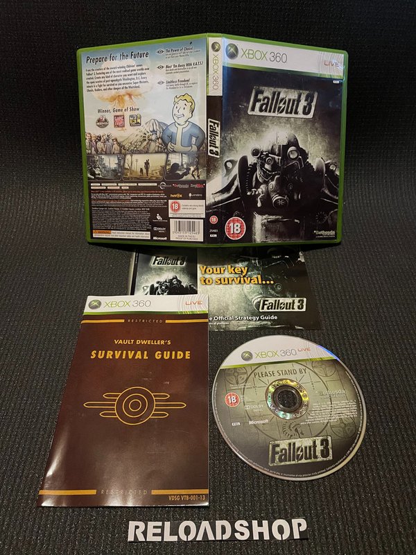 Fallout 3 Xbox 360 (käytetty) CiB