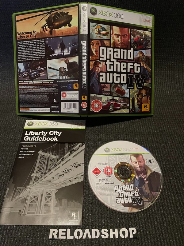 Grand Theft Auto IV Xbox 360 (käytetty) CiB
