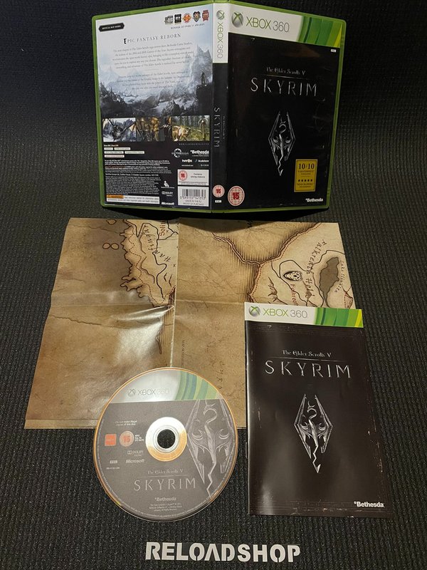 The Elder Scrolls V Skyrim Xbox 360 (käytetty) CiB