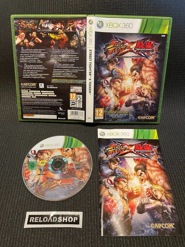 Street Fighter X Tekken - Nordic Xbox 360 (käytetty) CiB