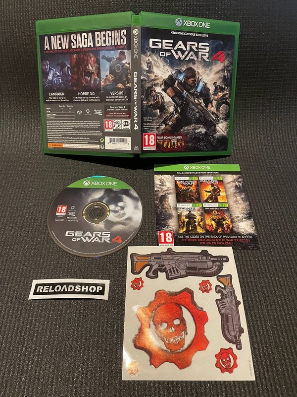Gears of War 4 Xbox One (käytetty) - CiB